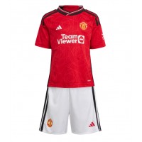 Manchester United Casemiro #18 Fotballklær Hjemmedraktsett Barn 2023-24 Kortermet (+ korte bukser)